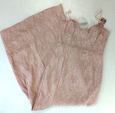 Lace Sweetheart Neck Maxi Bridesmaid Formal Party Dress Blush Pink Size 4