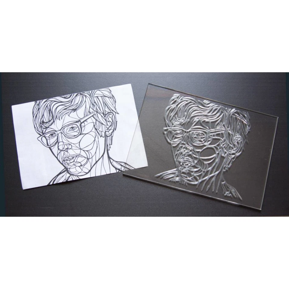 Clear Lino Printing Blocks – Carving Plate for Printmaking, Stamping | 3 Sizes - Image 3 of 3