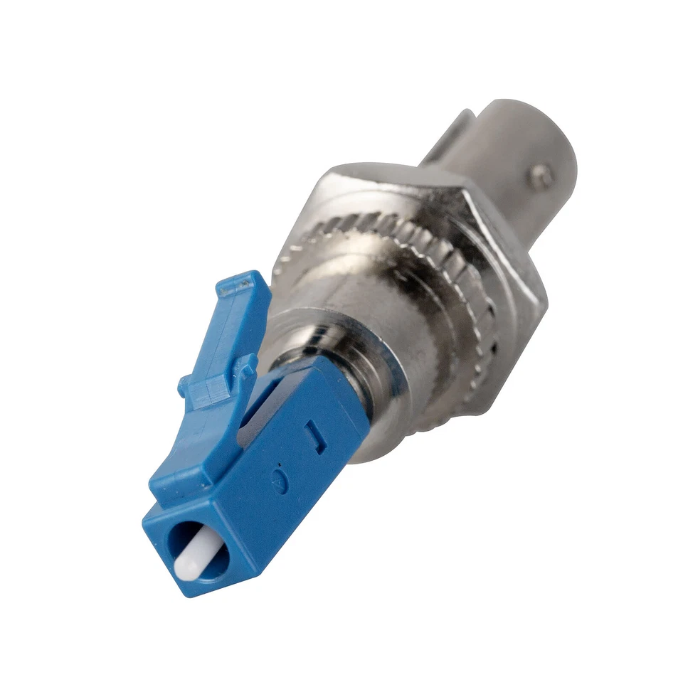 2 Pack LC Male to ST Female Fiber Optic Port Converter Plug Changer Single Mode - Image 2 of 4