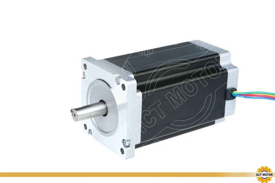 ACT MOTOR 1PZ Motore passo-passo Nema34 34HS5460D12.7L34J5-1 150mm 12Nm 6A Φ12.7mm