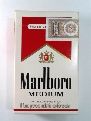 3 Pacchetti (VUOTI) Sigarette MARLBORO RED LIGHTS MEDIUM VINTAGE COLLEZIONE - Foto 9 di 10