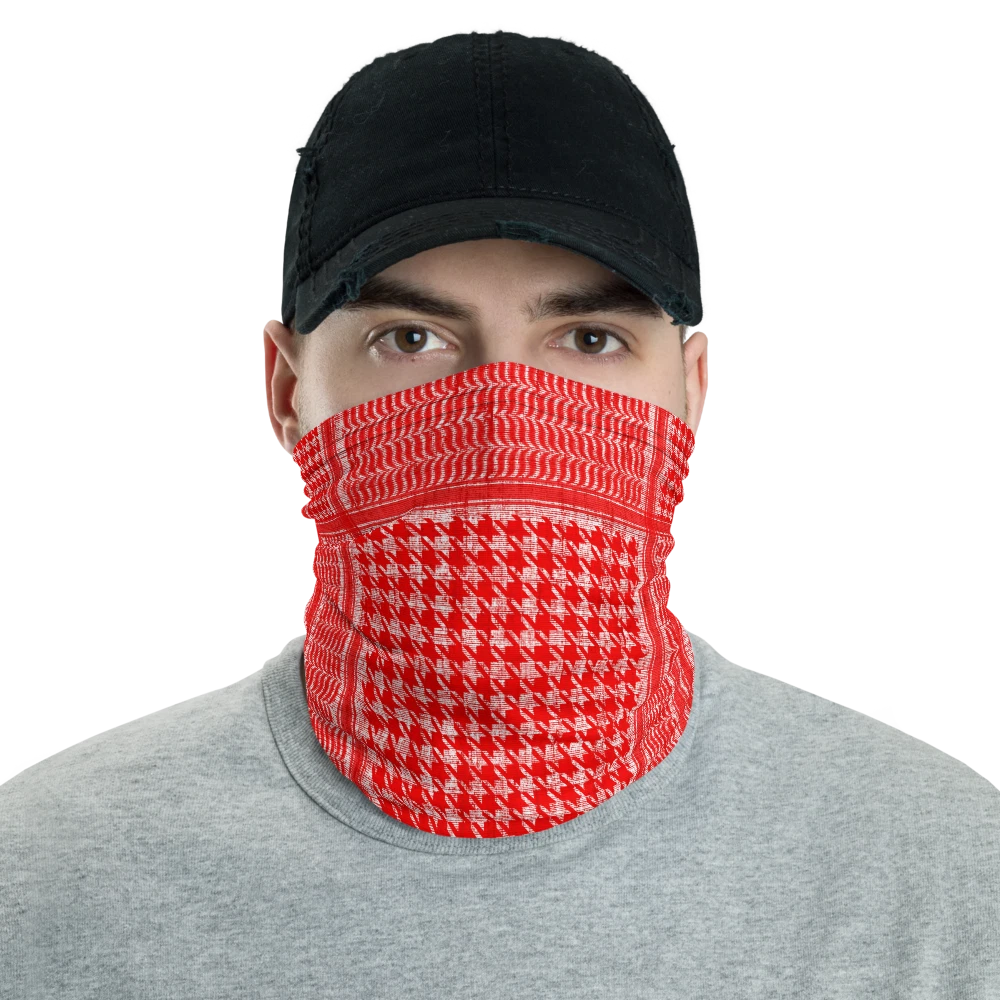 Red Keffyeh Shemagh Print Neck Gaiter
Opens in a new window or tab