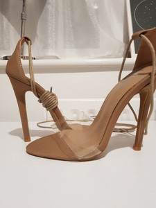 beige heels uk
