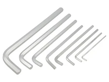 32808MR "INCH HEX SET 8 pcs 1125S - HEX EXTRA LONG 1/8 - 9/16"" BOX" KING TONY