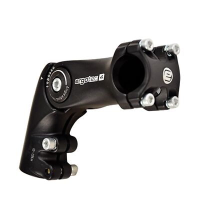 VERSTELLBARE LEISTUNG AHEAD SET 1''1/8 L90 ERGOTEC OCTOPUS AHEAD 50 ALU SCHWARZ 0/+60°