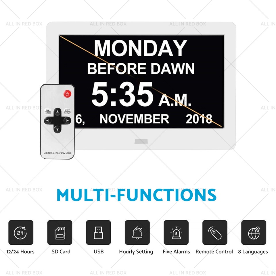 Digital Day Clock 7