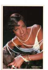 Singer Mary Wilson Posing as Josephine Baker-Vintage 1983 Portrait Postcard