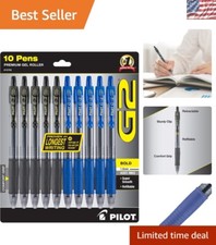 G2 Ballpoint Pens - 10 Count, 5 Black 5 Blue, 1.0 mm Refillable Excellence