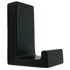 🆕 ICO Bath V1215 Volkano Erupt Modern Square 1-Robe Towel Hook, Matte Black $50