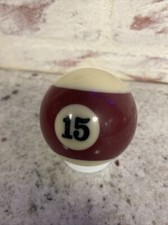 Vintage Replacement Pool Ball Billiards 15 Billiard Ball 2 1/4" Diameter