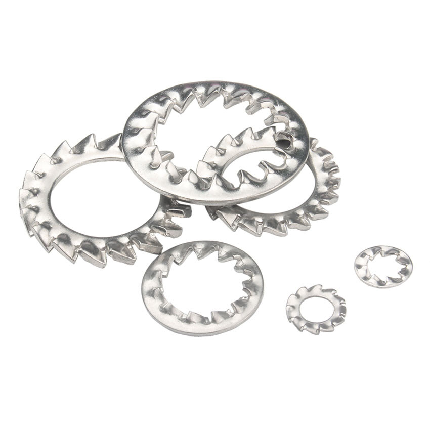 360-teilig Sicherungsscheiben Set - Innenverzahnt Edelstahl
