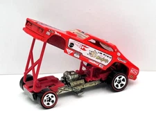 RARE - HOT WHEELS - MONGOOSE - FROM THE SUPER TRANSPORTER SET - 5 SPOKE REDLINE