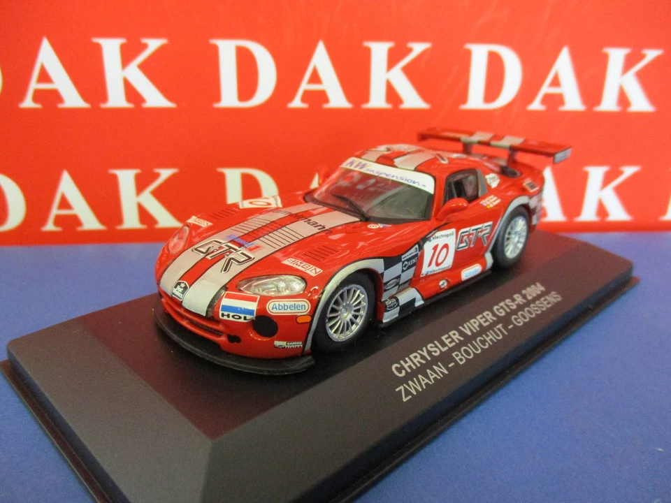 Die cast 1/43 Modellino Auto Chrysler Viper GTS-R Valencia FIA GT 2004 - Immagine 2 di 4