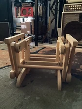 Child's Glide Base Only - Pine or Oak (Unsure) - Preowned