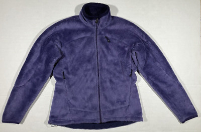 Patagonia Jacket Regulator Purple Polartec Fleece Fuzzy Vintage Womens Size M