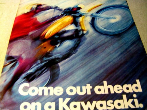 1972 Kawasaki 100cc Enduro G5 Original Print Ad-8.5 x 11" - Picture 5 of 5
