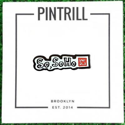  RARE  PINTRILL x UNIQLO NYC So,SoHo Uniqlo Pin *BRAND NEW* 2016 LIMITED EDITION