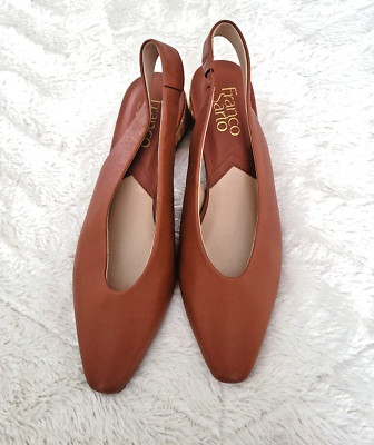 Franco Sarto Low Heeled sling back/backless shoes 6M  Women's (Jonia)