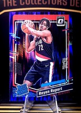 2023-24 Panini Optic NBA Rayan Rupert Rated Rookie Purple Shock Prizm #248 