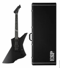 ESP LTD James Hetfield Snakebyte Black Satin Electric Guitar +Case B-Stock Korea