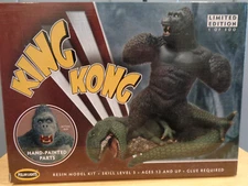 Polar Lights King Kong 1:72 resin Painted model kit Limited Edition 500 AS-IS