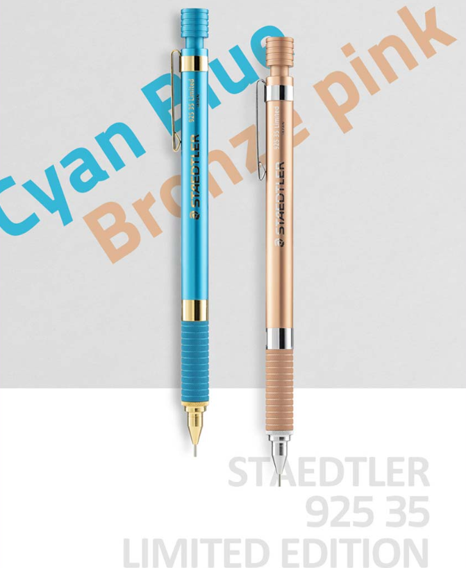 Staedtler 925 35 Limited Edition Mechanical Pencil 0.5mm pink +