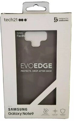 Android-Brand New Tech21 T21-6673 Smokey Black Case for Sumsang Galaxy Note9