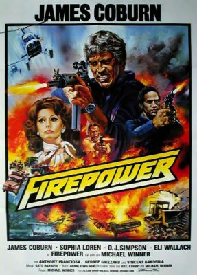 FIREPOWER  1 Filmplakat DIN A 1 (59x84cm) SOPHIA LOREN JAMES COBURN