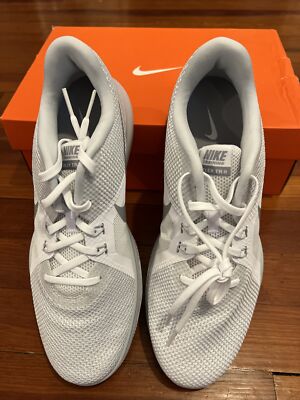 Nike Womens Flex Trainer 924339-100 White Running Shoes