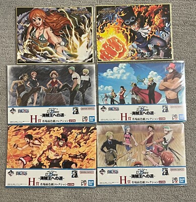 One Piece Shikishi Art Boards Japan Exclusive (Ichiban Kuji, Treasure Cruise)