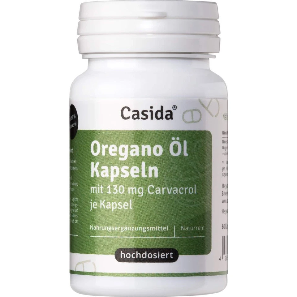CASIDA GMBH & CO. KG OREGANO ÖL Kapseln hochdosiert 60 St PZN18181321