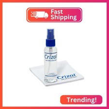 Crizal Eyeglass Lens Cleaning Kit   1 Pack 2oz Spray  Microfiber Cloth   Desi