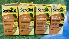 (4) Senokot Regular Strength Laxative 8.6mg - 100 Tablets Exp 11/2027