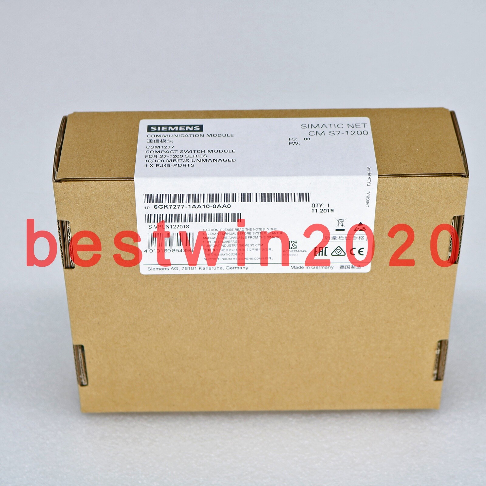 NEW 1PC In Box   6GK7277-1AA10-0AA0 6GK7 277-1AA10-0AA0 1 year warranty *lg