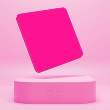 Acrylic Sheet Fuschia Opaque, Plexiglass Sheet, Dual Side Matte/Glossy 18"x24"