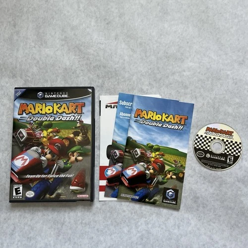 Mario Kart: Double Dash!! (Nintendo GameCube, 2003) Tested Working Complete