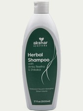 Akshar Ayurveda - Herbal Shampoo with Amla, Reetha  Shikakai 500ml 