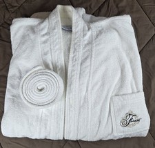 Vintage Fairmont Hotels  Resorts Bathrobe Luxury One Size 100 Cotton Made USA