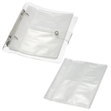 200 Pockets Sparkle Photo Album 50 Pages 2.5x3.5" Sleeves Clear