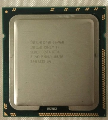 Intel Core i7-960 - 4x 3,20-3,46 GHz Quadcore CPU Prozessor Sockel 1366