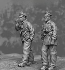 1/35 WW2 Military Officers Soldiers RESIN FIGURE MODEL KIT Unassembled Unpainted
