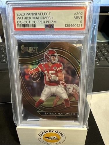 2020 Select Die-Cut Copper Prizm /355 Patrick Mahomes #302 PSA 9