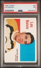 1960-1961 Topps #62 Leo Boivin PSA 7 NM (256030)