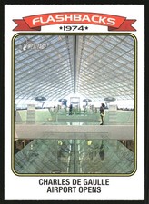 2023 Topps Heritage News Flashbacks #NF5 Charles de Gaulle Airport 