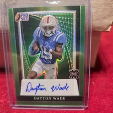 2024 Leaf Pro Set Metal Dayton Wade GREEN Autograph Auto 4/5