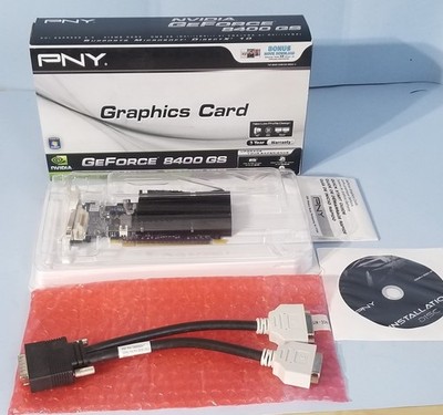 PNY GeForce 8400 GS 512MB PCI-E Video Card VCG84DMS5R3SXPB