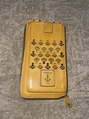 Harbour 2nd Light Brown Leather Clutch Purse 