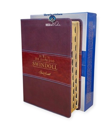 Biblia de Estudio Nueva Traducción Viviente Charles,SentiPiel Cafe Con Indice 