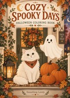 Halloween Malbuch FüR Erwachsene - Cozy Spooky Days - Ausmalbuch