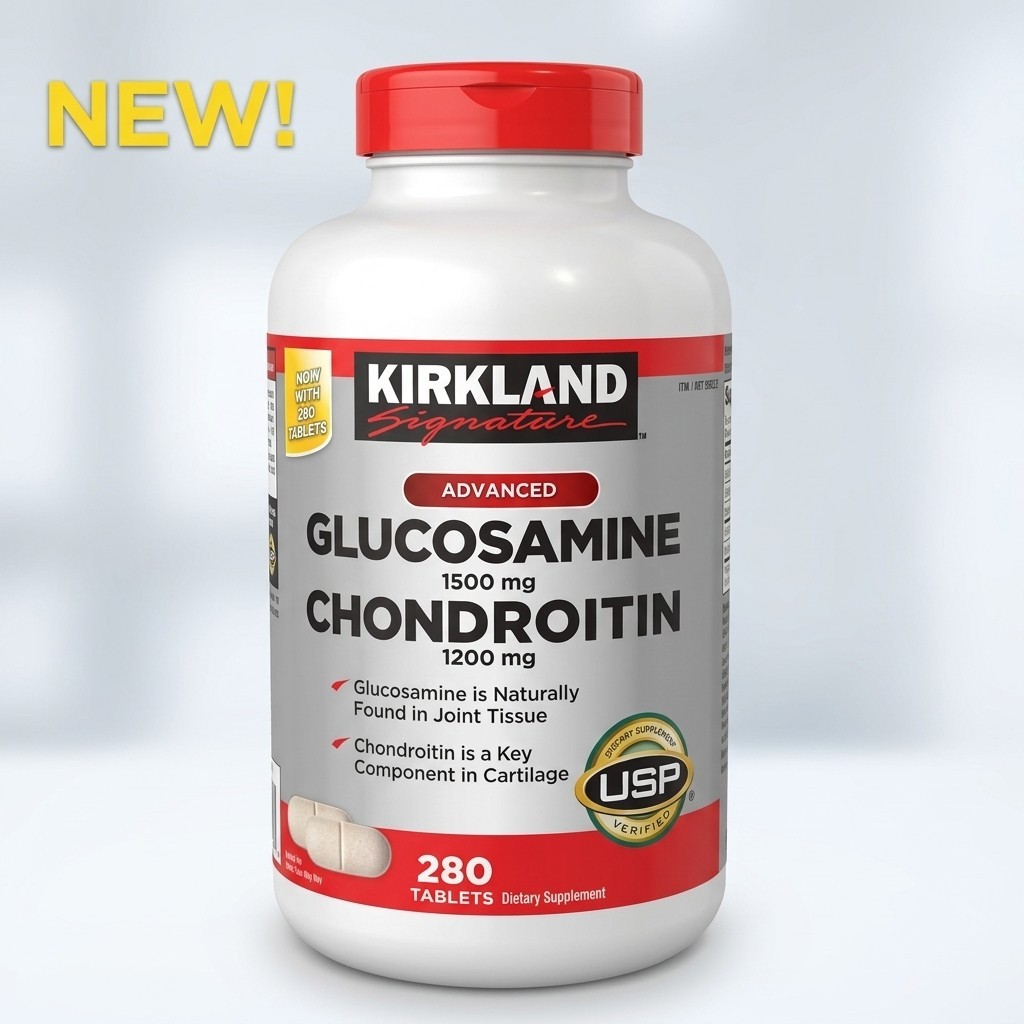 Kirkland Signature  Glucosamine & Chondroitin, 280 Tablets